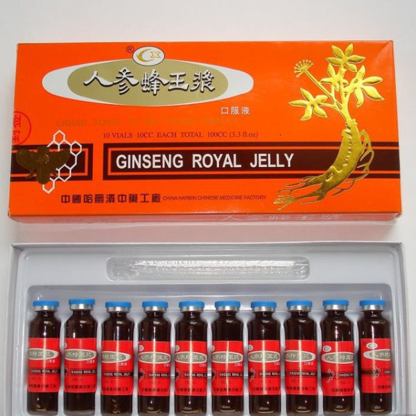 Маточное молочко с женьшенем Ginseng Royal